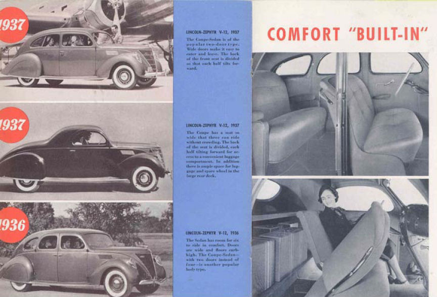 1936 - 1938 Used Lincoln Zephyr Mailer Page 3